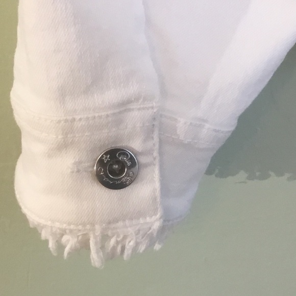 Diane Gilman | Women’s Moto Jacket, off white, size large. - Picture 15 of 15